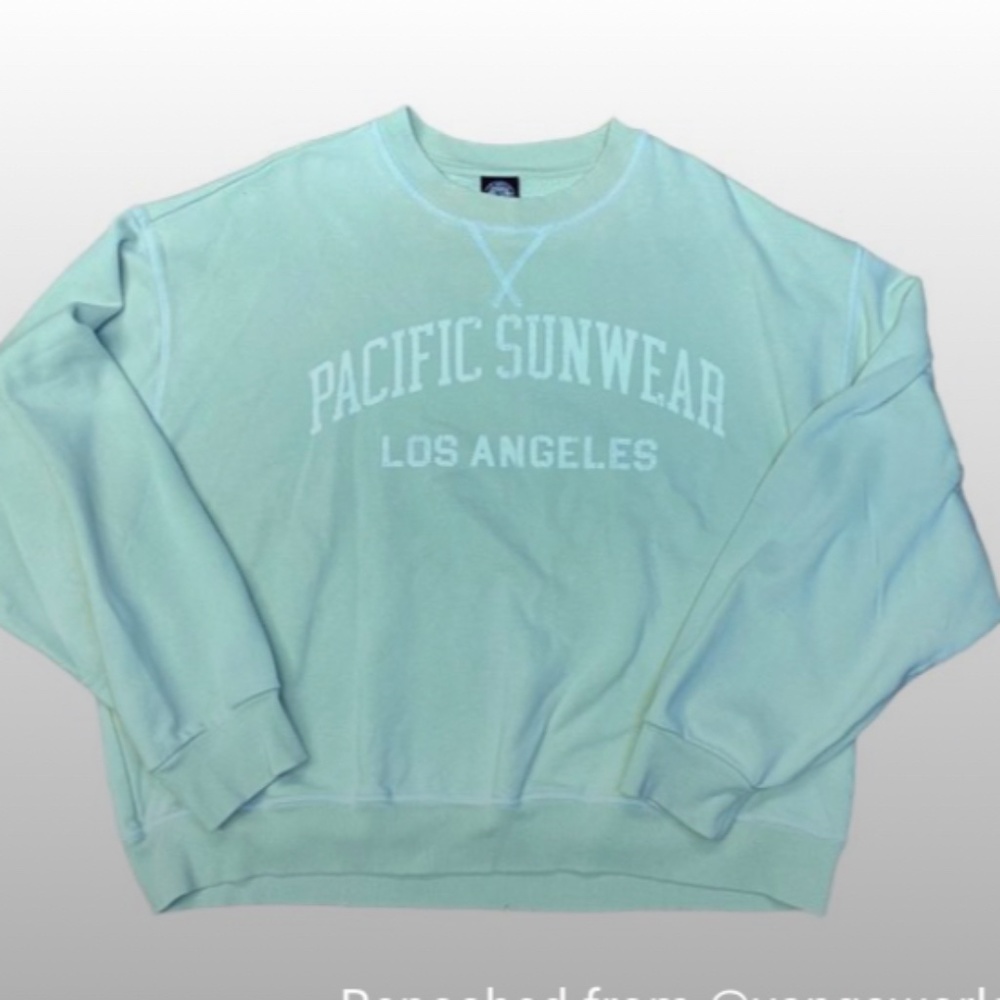 Pacsun - Los Angeles Cream Crewneck Sweatshirt